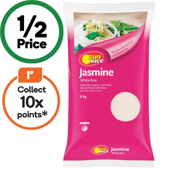 SunRice Jasmine Rice 5 kg