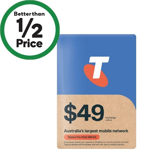 Telstra $49 SIM Kit~