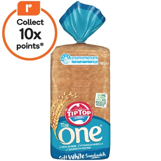 Tip Top The One Bread Loaf Varieties 700g