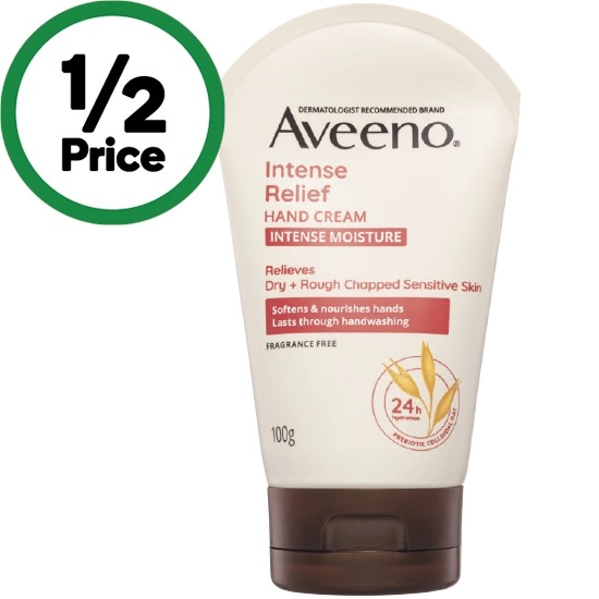 Aveeno Intense Relief Hand Cream 100g