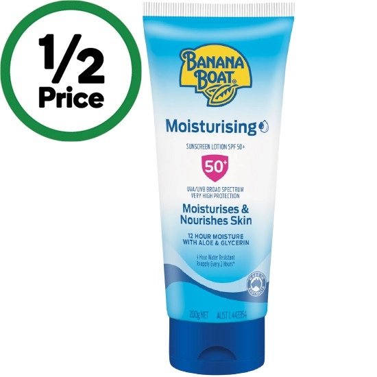 Banana Boat Moisturising Sunscreen Lotion SPF50+ 200g#