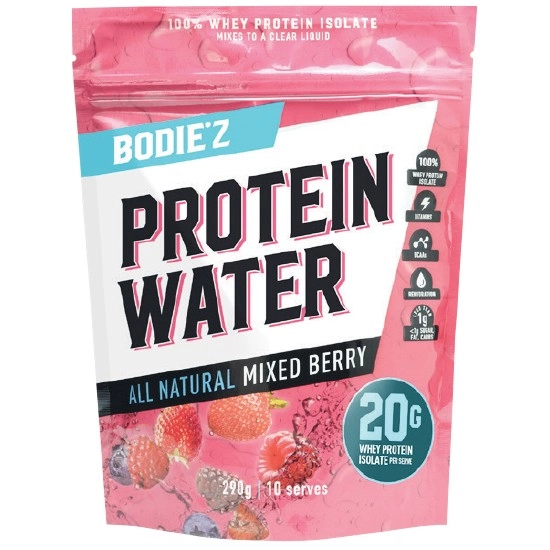 Bodie'z Protein Water Powder Mixed Berry 290g*