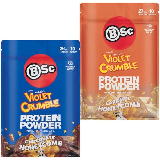 BSc Violet Crumble Protein Powder 400g*