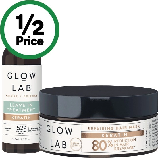 Glow Lab Leave In Treatment 150ml or Glow Lab Hair Mask 200ml