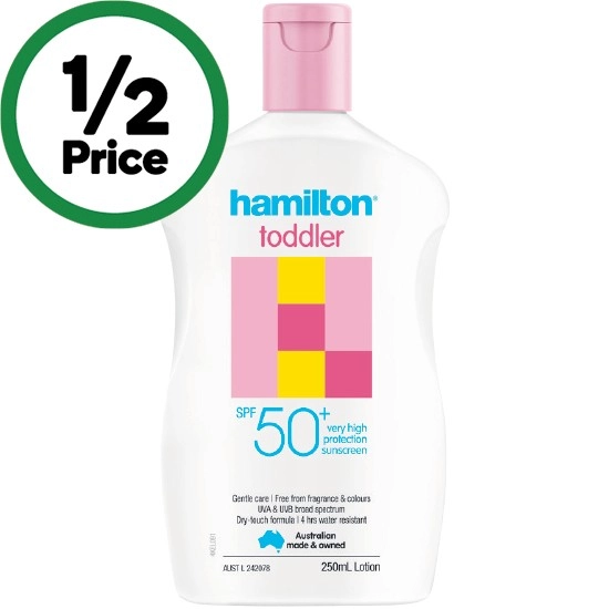 Hamilton Toddler Sunscreen SPF50+ 250ml#