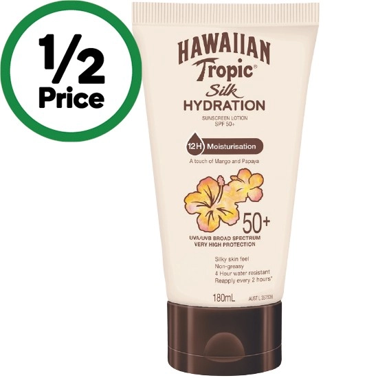 Hawaiian Tropic Silk Hydration Sunscreen Lotion SPF50+ 180ml#