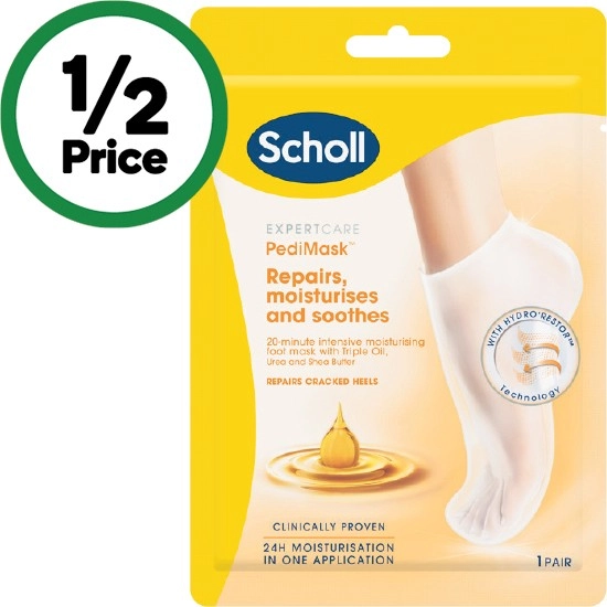 Scholl Expert Care Nourish PediMask Pk 1