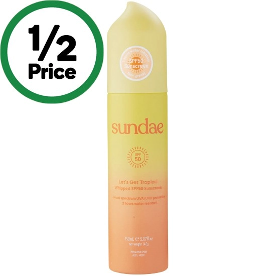 Sundae Let's Get Tropical Whipped Sunscreen SPF50 150ml#