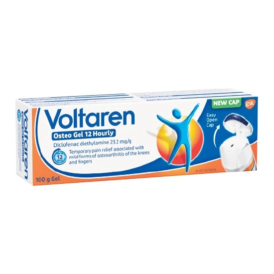 Voltaren Osteo Gel 12 Hourly Long Lasting Gel 100g†