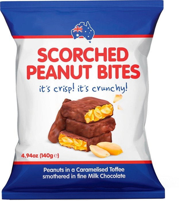 Scorched Peanut Bites Share Pack 140g