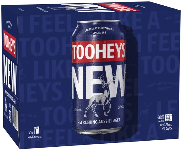 Tooheys New 30 Can Block