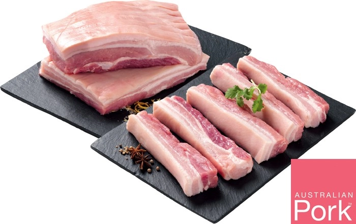 Australian Pork Belly Rashers or Portions