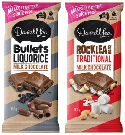 Darrell Lea Chocolate Block 160-180g or Life Savers 160g Selected Varieties