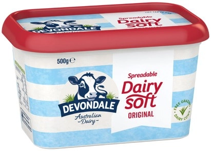 Devondale Spreadable Butter 500g Selected Varieties