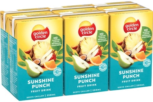 Golden Circle Fruit Drink 6x250mL Selected Varieties