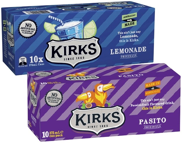 Kirks 10x375mL Selected Varieties