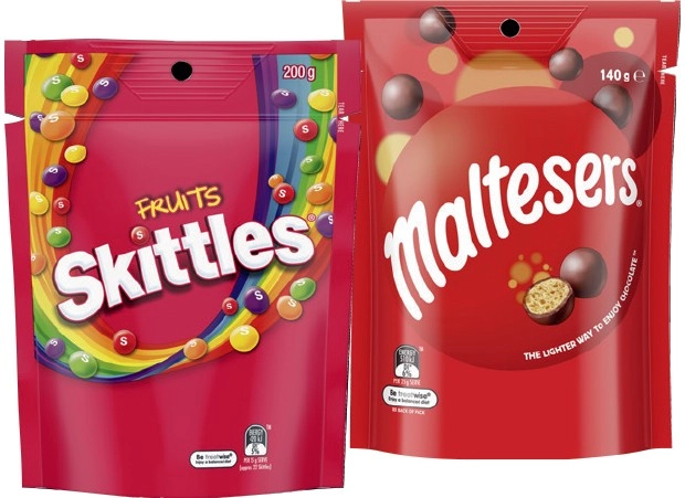 Maltesers 120-140g, Skittles 120-200g, M&M’s 120-180g or Pods 160g Share Pack Selected Varieties