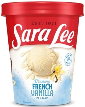 Sara Lee Ice Cream 1 Litre Selected Varieties