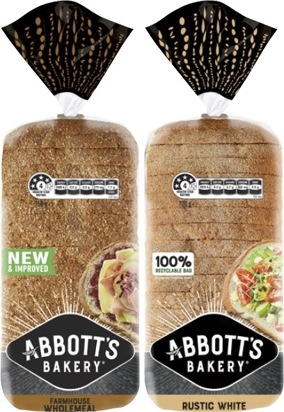 Abbott’s Bakery Bread 680-800g Selected Varieties