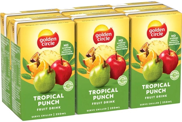 Golden Circle Fruit Drink 6x250mL Selected Varieties