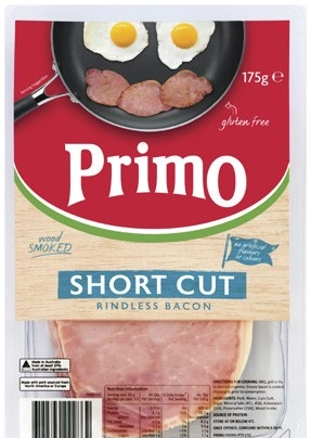 Primo Wood Smoked Short Cut Rindless Bacon 175g