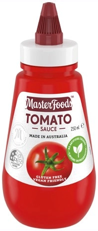 MasterFoods Tomato or Barbecue Squeezy Sauce 250mL