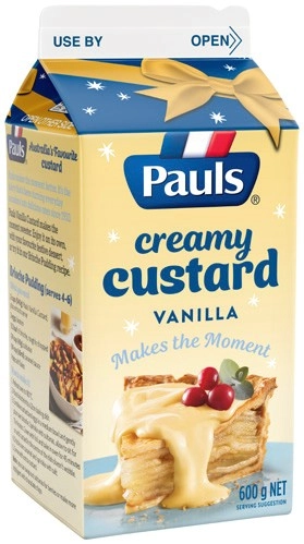 Pauls Vanilla Custard 600g Selected Varieties