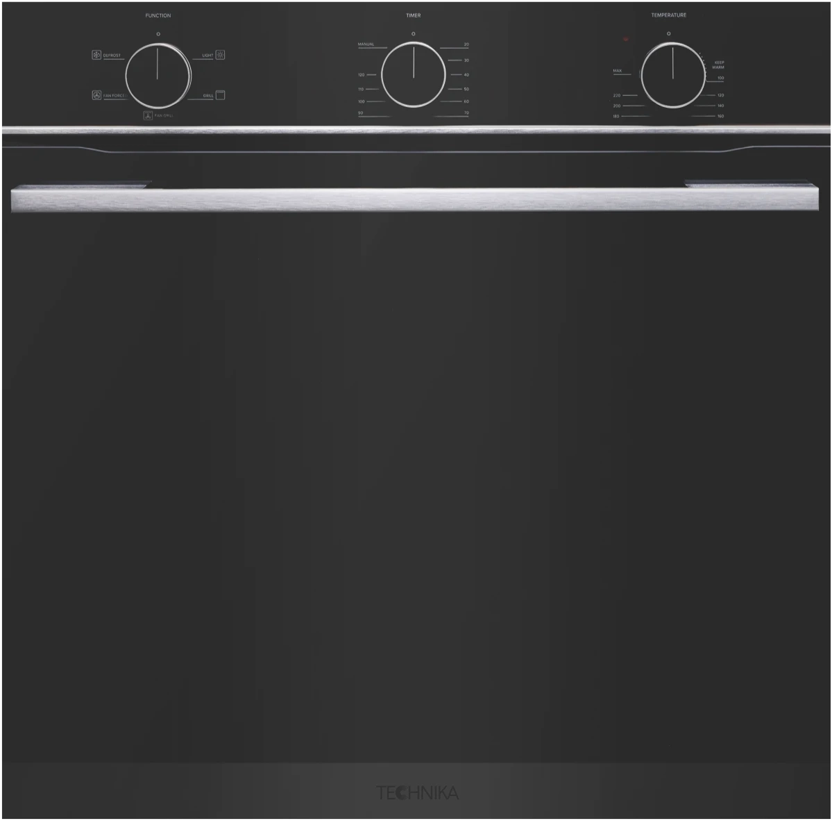 Technika 60cm 5 Function Oven 10A Plug & Lead