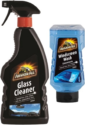 Armor All Glass Cleaner 500ml & Windscreen Wash 500ml