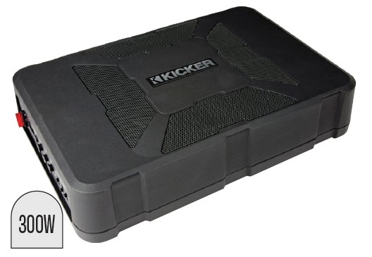 Kicker 8” Hideaway Subwoofer with Built-In Amp