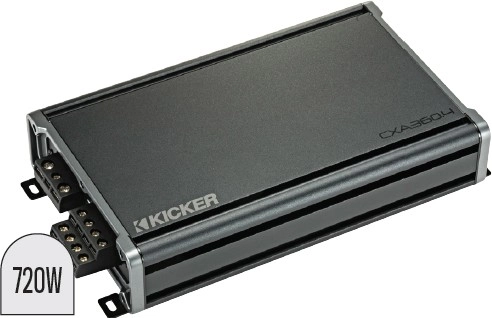 Kicker CX Series 4 Channel Bridgeable Class A/B Power Amplifier