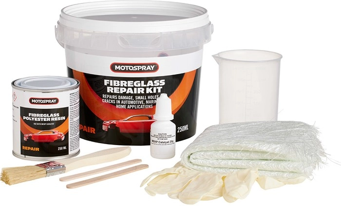 Motospray Fibreglass Repair Kit 250ml