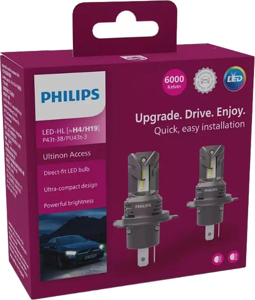 Philips 6000K Ultinon Access 2500 LED Headlight Globes