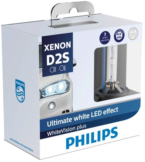 Philips Whitevision Xenon Headlight Globes