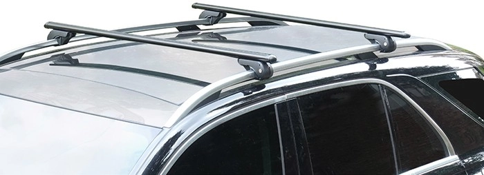 Rough Country Rooftop Aluminium Cross Bars Black 135cm