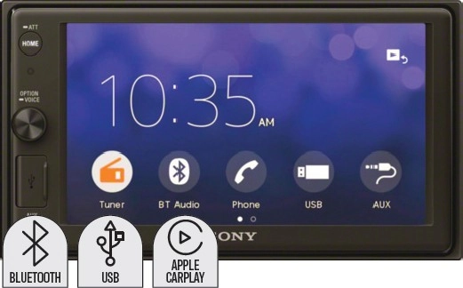 Sony 6.2” Receiver with Apple CarPlay