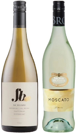 Fat Bastard or Brown Brothers Moscato 750mL Varieties