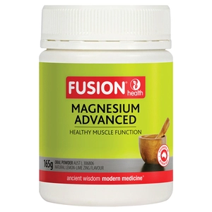 Fusion Health Magnesium Advanced Natural Lemon-Lime Zing Flavour 165g