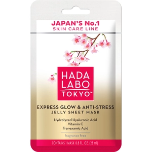 Hada Labo Preium Express Glow and Anti-Stress Jelly Sheet Mask 1 Pack