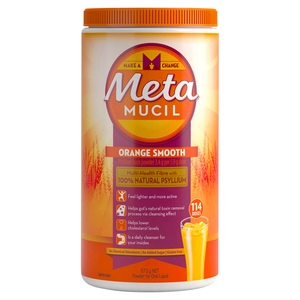 Metamucil Multi-Health Fibre Orange Smooth 673g