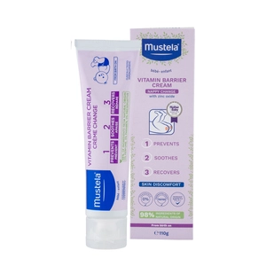 Mustela Vitamin Barrier Cream 123 for Nappy Rash 100g