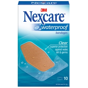 NEXCARE Waterproof Strips Large 10 Pack