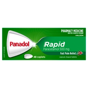 Panadol Rapid Paracetamol 500mg 48 Caplets