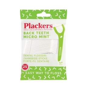 PLACKERS Back Teeth Micro Mint 25 Pack