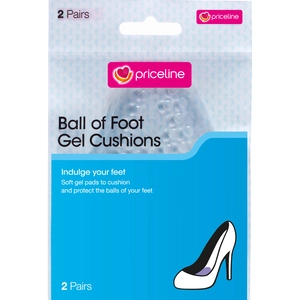 Priceline Ball of Foot Gel Cushions 2 Pairs