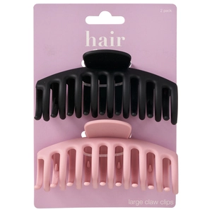 Priceline Large Claw Clips Matte 2 Pack