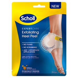 Scholl ExpertCare Exfoliating Heel Peel 1Pair