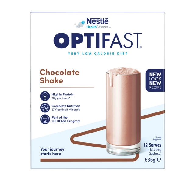 Optifast VLCD Shake Chocolate 12 Pack