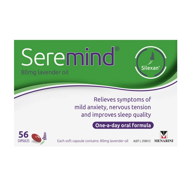 Seremind Lavender Oil 80mg 56 Capsules