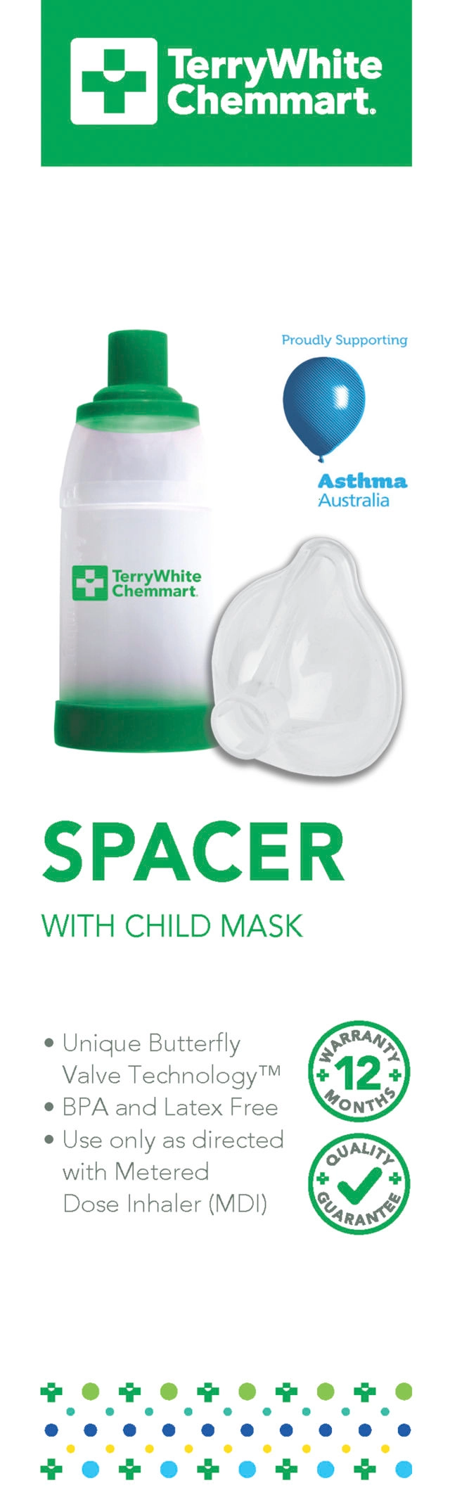 TerryWhite Chemmart Spacer With Mask Kit